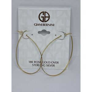 Giani Bernini RE20663 18k Rose Gold Over Sterling Silver Earrings MSRP $80 TK67